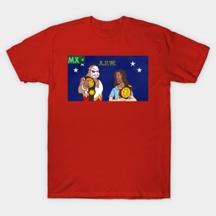 APW Meison y Letter Face Las Caras del Mal T-Shirt